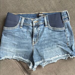 Hudson jeans Gemma denim maternity shorts